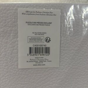 Dior White and Gold Box Puzzle